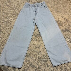 Levi’s Cinch Baggy Light Blue Wide-Leg Jeans